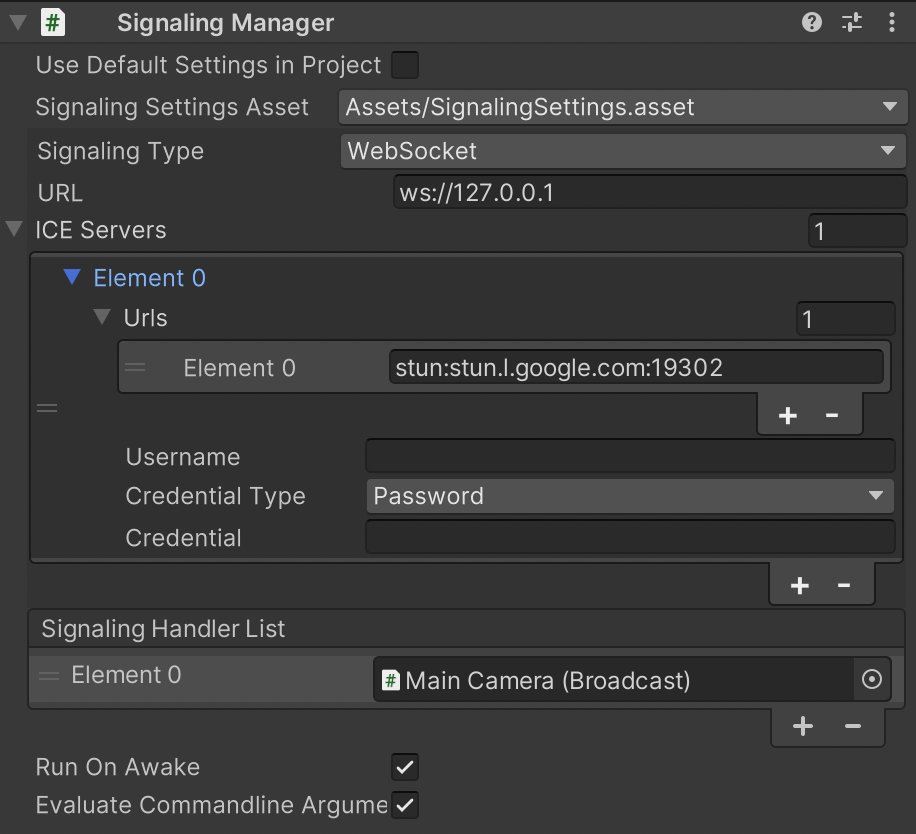 Render Streaming Inspector