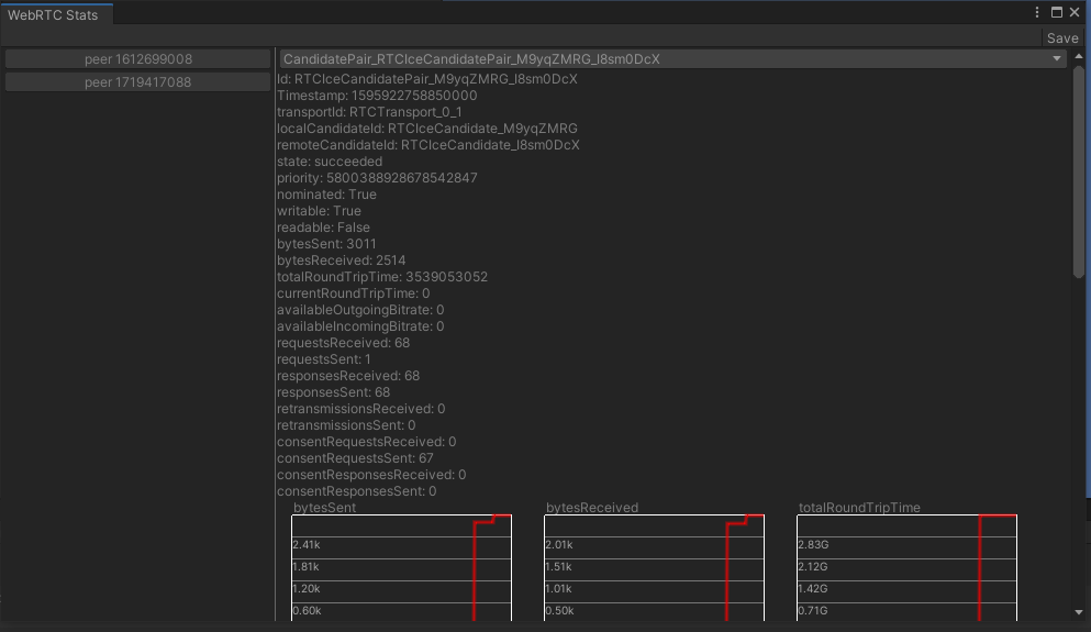 WebRTC Stats Exsample StatsMember