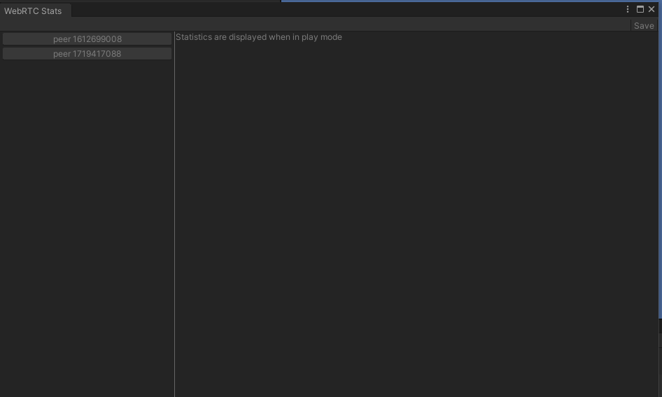 WebRTC Stats PeerConnection List
